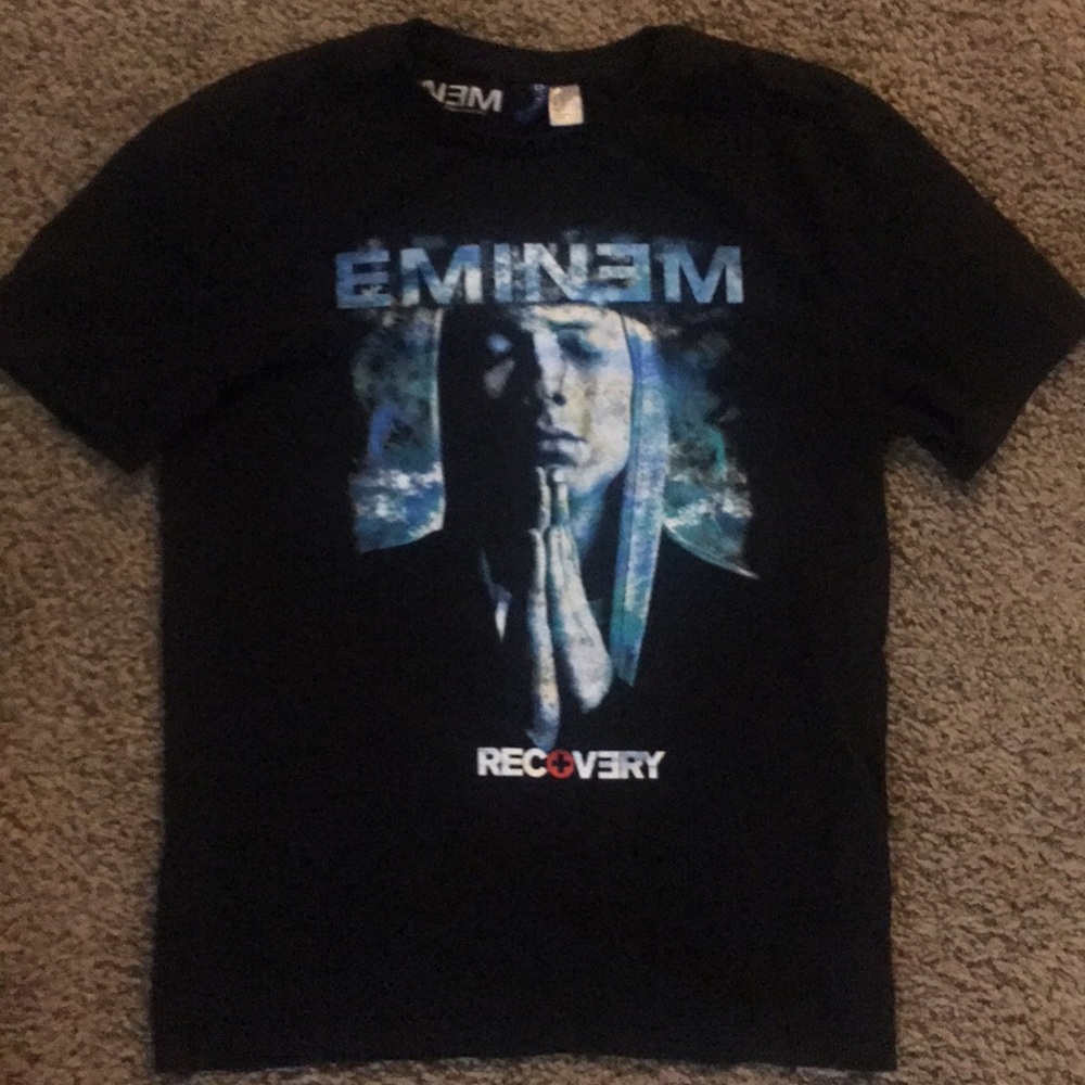 Eminem recovery album t-shirt